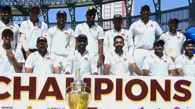 Why Mumbai Was Awarded the Irani Cup Trophy Despite the Match Being a Draw? Know BCCI's Rule