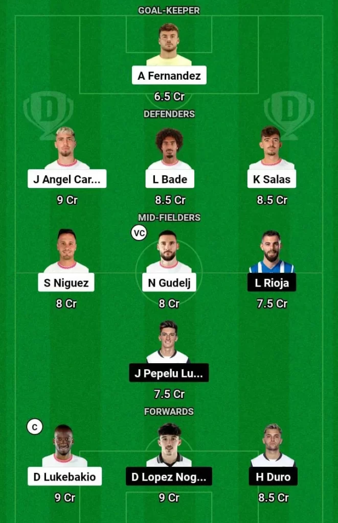 SEV vs VAL Dream11 Prediction Today Football Match -