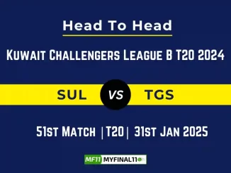SUL vs TGS Player Battle | Head to Head | Team Record – Kuwait Challengers League B T20 2024