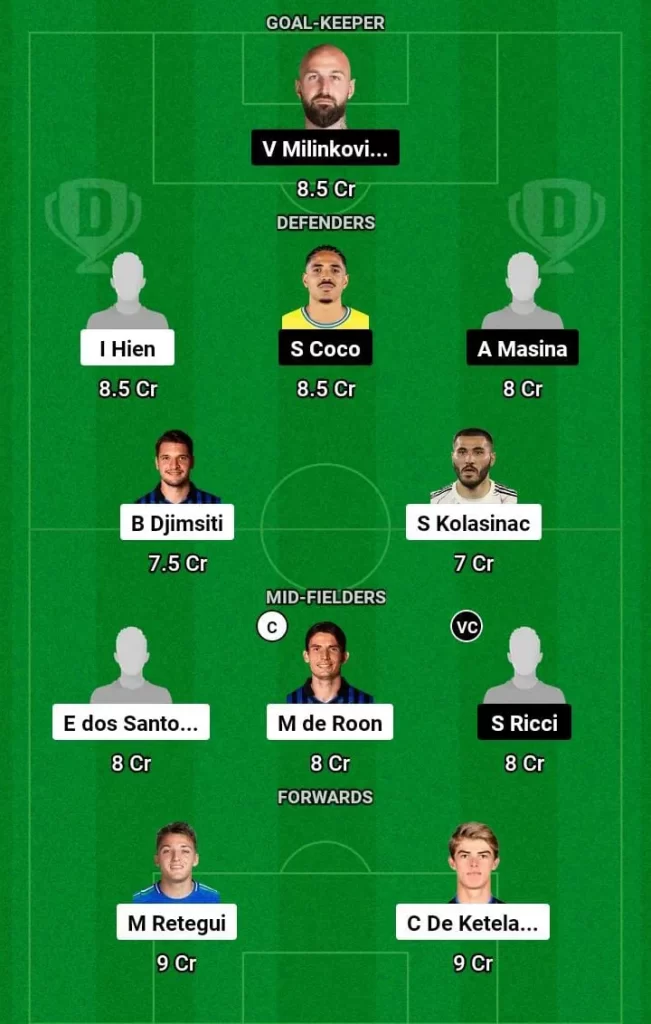 ATN vs TOR Dream11 Prediction Today Football Match -