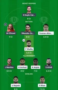 AXI vs EUR Match 14 Dream11 Team Prediction