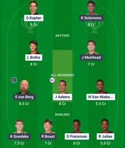 YPS vs MAT Dream11 Prediction Today: Match 10 Pitch Report, Playing11 and Stats | South Africa T20 Boland League 2025