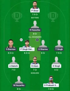 BDM vs CCC Dream11 Prediction Today: Match 21 Pitch Report, Playing11 and Stats | Guwahati Premier League T20 2025