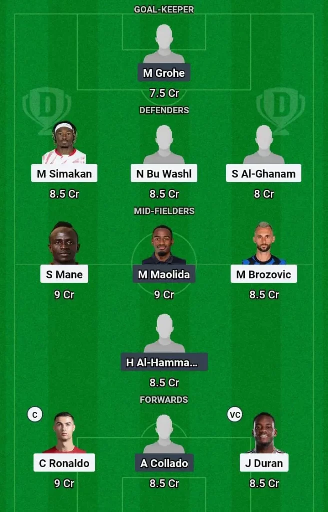 NSSR vs ALK Dream11 Prediction Today Football Match