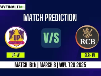 UP-W vs BLR-W Match Prediction, 18th Match, Women's Premier League: Win Prediction, Top Batter & Bowler Tips by MyFinal11