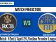 RCB vs RR
