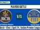 RCB vs RR Match 42 IPL 2025