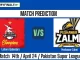 LAH vs PES Prediction, 14th Match