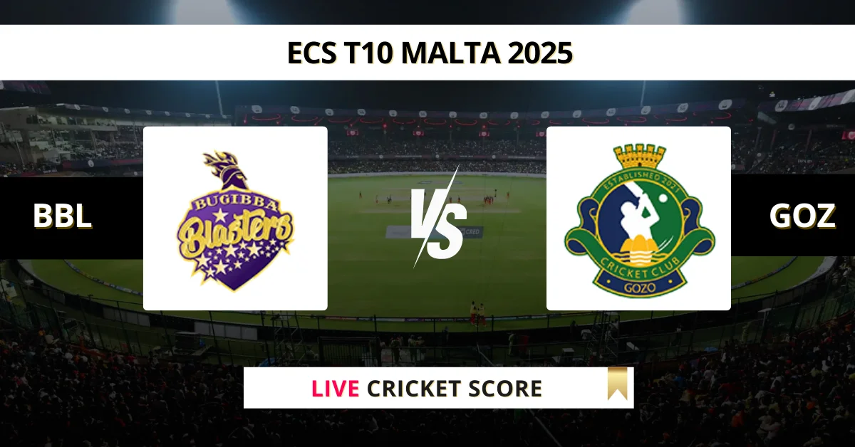 BBL vs GOZ Live Score: Scorecard, Ball by Ball Commentary - Match 5, E...