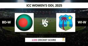 BD-W vs WI-W Live Cricket Score ICC Women's ODI, 2025
