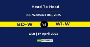 BD-W vs WI-W Player Battle, Head to Head ICC Women's ODI, 2025