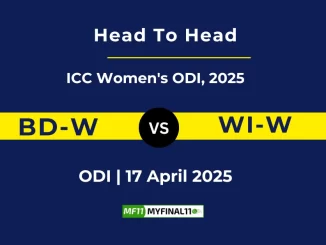 BD-W vs WI-W Player Battle, Head to Head ICC Women's ODI, 2025