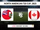 BER vs CAN Live Cricket Score North American T20 Cup, 2025