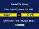 BGR vs DVE Player Battle, Head to Head Vincy Premier League T10, 2025 (1)
