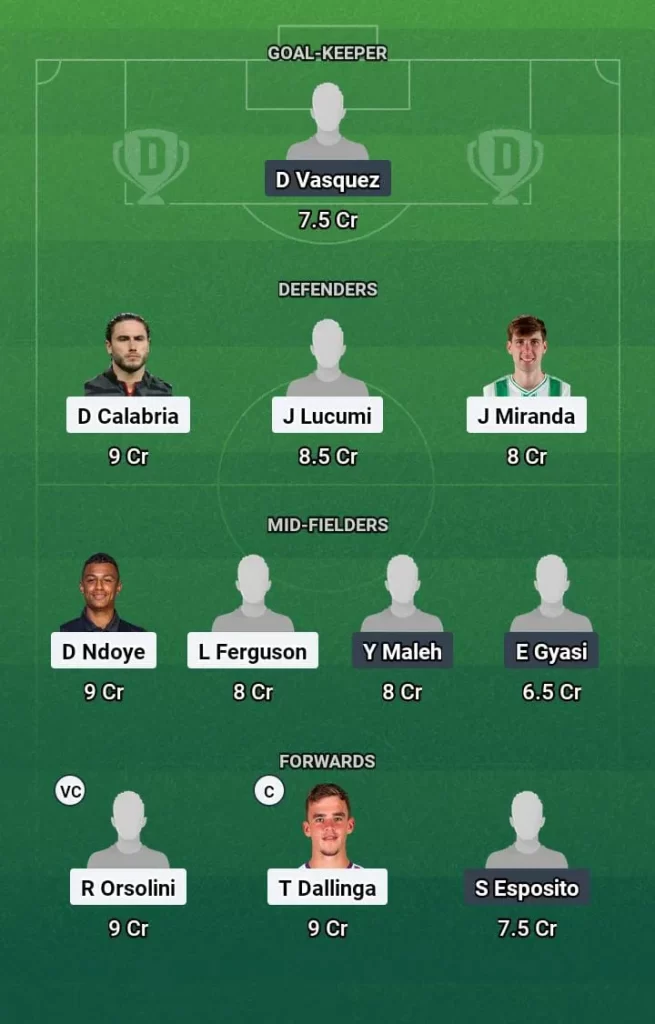 BOG vs EMP Dream11 Prediction Today Football Match