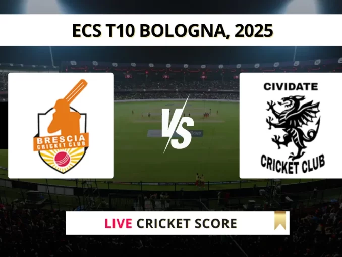 BRE vs CIV Live Cricket Score ECS T10 Bologna, 2025