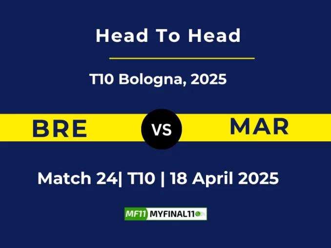 BRE vs MAR Player Battle, Head to Head ECS T10 Bologna, 2025 (1)