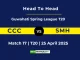 CCC vs SMH Player Battle, Head to Head Guwahati Spring League T20