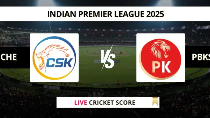 CHE vs PBKS Live Cricket Score Indian Premier League 2025 (1)