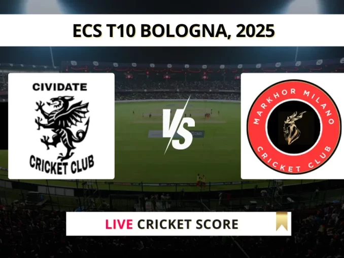 CIV vs MAR Live Cricket Score ECS T10 Bologna, 2025