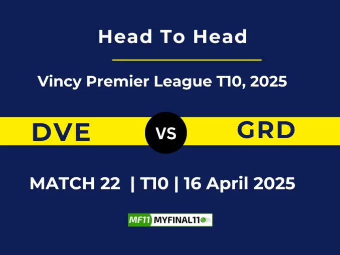 DVE vs GRD Player Battle, Head to Head Vincy Premier League T10, 2025