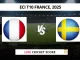 FRA vs SWE Live Cricket Score ECI T10 France, 2025