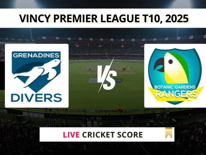 GRD vs BGR Live Cricket Score Vincy Premier League T10, 2025