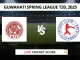 GTC vs CCC Live Cricket Score Guwahati Spring League T20, 2025