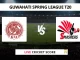 GTC vs SMH Live Cricket Score Guwahati Spring League T20