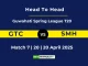 GTC vs SMH Player Battle, Head to Head Guwahati Spring League T20