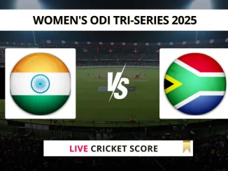 IN-W vs SA-W Live Cricket Score Women's ODI Tri-Series 2025