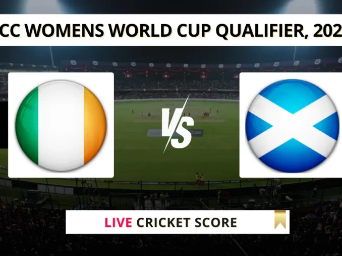 IR-W vs SCO-W Live Cricket Score ICC Womens World Cup Qualifier, 2025
