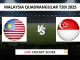 MAL vs SIN Live Cricket Score Malaysia Quadrangular T20I 2025