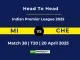 MI vs CHE Player Battle, Head to Head Indian Premier League 2025