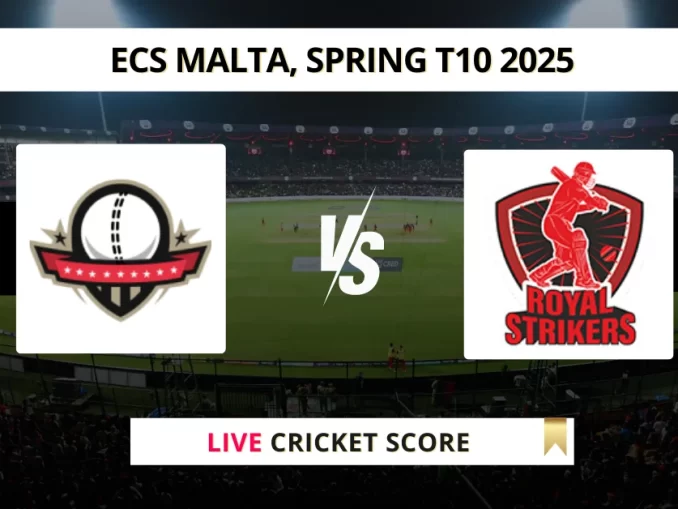 MMA vs RST Live Cricket Score ECS Malta, Spring T10 2025