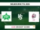 MSA vs SSA Live Score: Scorecard, Ball by Ball Commentary - Eliminator, Melbourne T10 2025