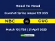 NBC vs GUG Player Battle, Head to Head Guwahati Spring League T20 2025
