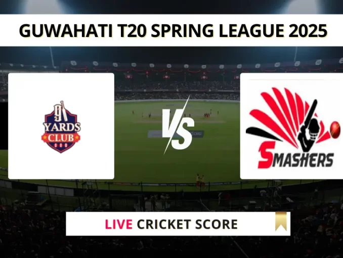 NYC vs SMH Live Score: Scorecard, Ball by Ball Commentary - Match 2, Guwahati T20 Spring League 2025