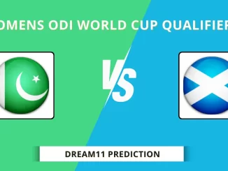 PAK-W vs SCO-W Dream11 Prediction, ICC Womens ODI World Cup Qualifier, 2025