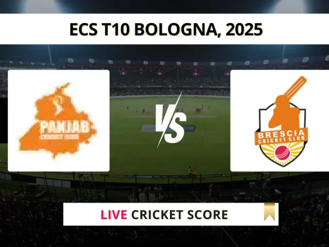 PAN vs BRE Live Cricket Score ECS T10 Bologna, 2025