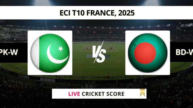 PK-W vs BD-W Live Cricket Score ICC Womens World Cup Qualifier, 2025