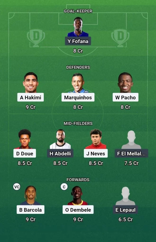 PSG vs ANG Dream11 Prediction Today Football Match