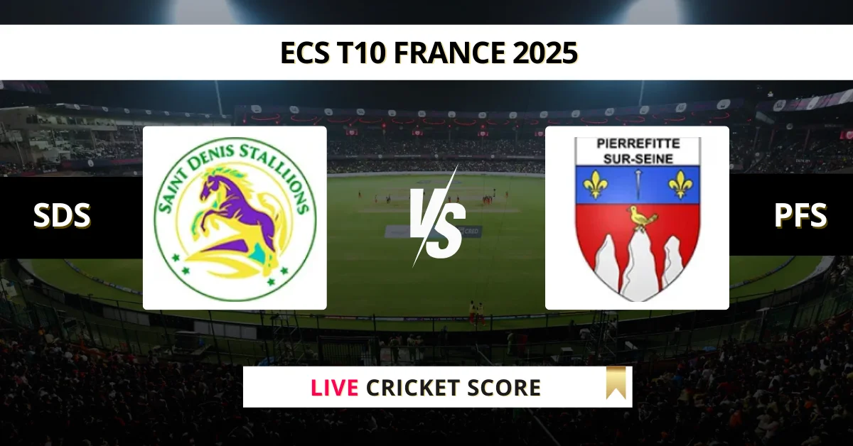 SDS vs PFS Live Score: Scorecard, Ball by Ball Commentary - Match 23, ...