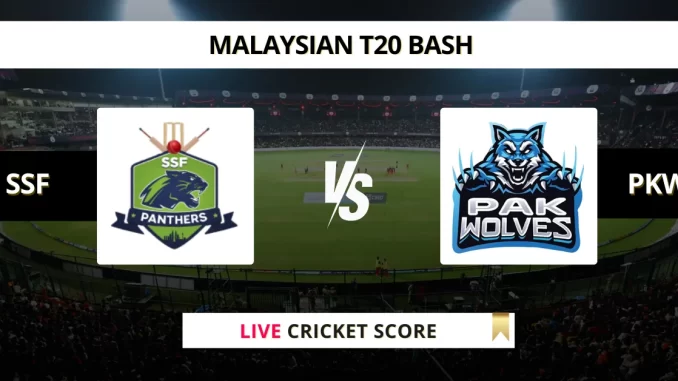 SSF vs PKW Live Cricket Score Malaysian T20 Bash