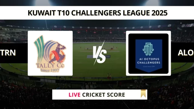 TRN vs AIOC Live Cricket Score Kuwait T10 Challengers League 2025