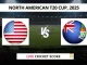 USA vs CAY Live Cricket Score North American T20 Cup, 2025