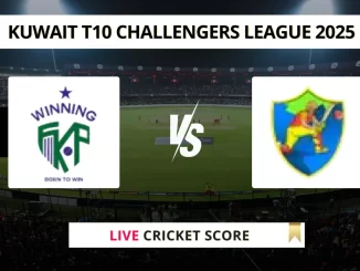 WFK vs GGL Live Cricket Score Kuwait T10 Challengers League 2025