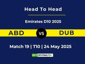 ABD vs DUB Player Battle, Head to Head Emirates D10 2025 (1)