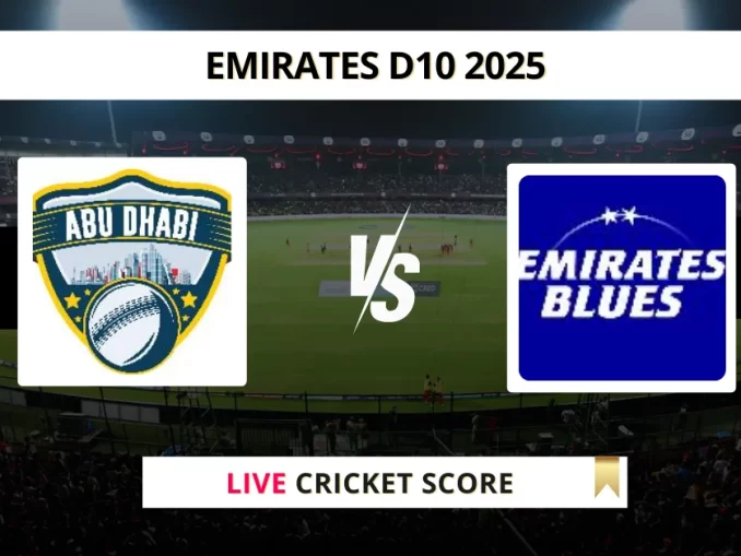 ABD vs EMB Live Cricket Score Emirates D10 2025