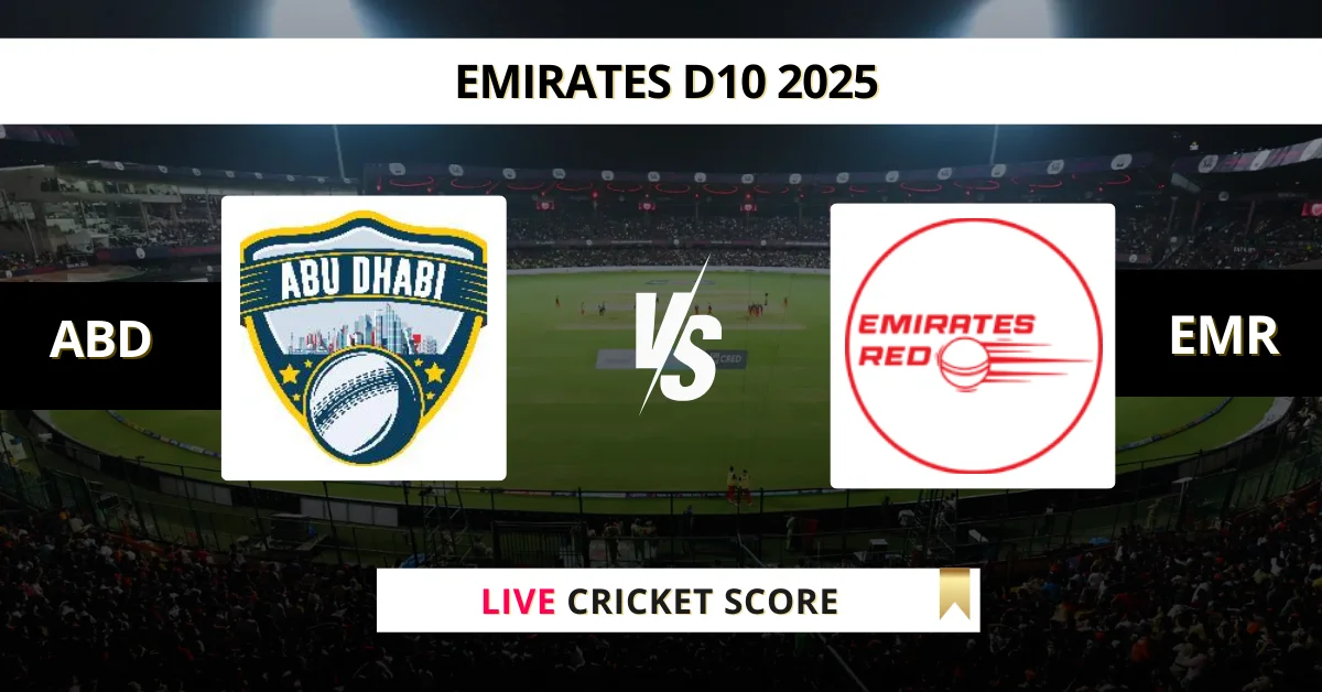 ABD vs EMR Live Score: Scorecard, Ball by Ball Commentary - Match 32, ...
